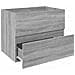 Mobile Lavabo Grigio Sonoma 60x38,5x45 Cm In Legno Multistrato - Foto miniatura 2