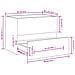 Mobile Lavabo Grigio Sonoma 60x38,5x45 Cm In Legno Multistrato - Foto miniatura 3