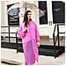 Poncho Antipioggia Con Cappuccio Rosa - Foto miniatura 2