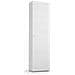 Armadio Multiuso Fiordaliso, Mobile Lineare A 1 Anta E 7 Ripiani, Colonna Da Ingresso O Bagno, Scarpiera Moderna, 100% Made In Italy, 50x30h182 Cm, Bianco - Foto miniatura 2