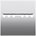 Lampada Da Soffitto Yoli 6 Nero Sl. 1155 - Moderno Lampade Da Soffitto Nero 14.5x120x12 Cm - Foto miniatura 2