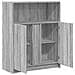 Credenza con LED Grigio Sonoma 77x34x100cm in Legno Multistrato - Foto miniatura 2
