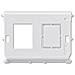 54-2we Bianco Placca Per Interruttori E Coperchio Per Presa - Foto miniatura 1