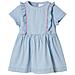 Abito da Bambina con Volant Blu Tenue 128 - Foto miniatura 1