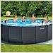 Piscina Fuori Terra - In Giro - 478x478x124 Cm - Grigio - Include Accessori Coordinati Cb57 - Foto miniatura 4