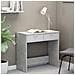 Lusso Casadino -  Scrivania Grigio Cemento 80x40x75 Cm In Legno Multistrato - Foto miniatura 6
