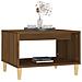 Lusso Casadino -  Tavolino Da Salotto Rovere Marrone 60x50x40cm Legno Multistrato - Foto miniatura 3