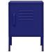 Lusso Casadino -  Comodino Blu Marino 35x35x51 Cm In Acciaio - Foto miniatura 2