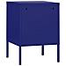 Lusso Casadino -  Comodino Blu Marino 35x35x51 Cm In Acciaio - Foto miniatura 4