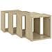 Mensole A Cubo 4 Pz Rovere Sonoma 26x15x26 Cm - Foto miniatura 4