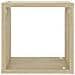 Mensole A Cubo 4 Pz Rovere Sonoma 26x15x26 Cm - Foto miniatura 7