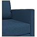 Divano Letto 2-in-1 Blu 74x77x81 cm Tessuto - Foto miniatura 8