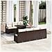 Set di Sofà da Giardino a 8 Pezzi con Cuscini Marrone Polyrattan,  Sofà da Giardino per 2 Persone con Cuscini Marrone Polyrattan - Foto miniatura 2
