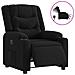 Poltrona Elettrica Reclinabile Nera in Tessuto - Foto miniatura 1
