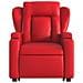 Poltrona Alzapersona Reclinabile Elettrica Rossa in Similpelle - Foto miniatura 9