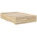 Struttura letto con cassetti rovere sonoma 120x190 cm legno ingegnerizzato - Foto miniatura 7