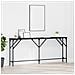 Tavolo Consolle Rovere Nero 180x23x75 cm Legno Ingegnerizzato - Foto miniatura 2