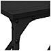 Tavolo Consolle Rovere Nero 180x23x75 cm Legno Ingegnerizzato - Foto miniatura 7