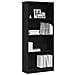 Libreria in Rovere Nero - 60 x 24 x 143 cm - Realizzata in Legno Ingegnerizzato - Foto miniatura 3