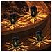 Lanterna Solare Da Giardino Esterno - Design Gru, Finitura Nera, Illuminazione Led Impermeabile Per Paesaggi - Foto miniatura 5
