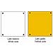 Targa Ripetitrice Provvisoria Bianca/gialla Per Rimorchi Agricoli - Foto miniatura 1