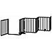Cancello Cani Porta Pieghevole Nero 15 Pannelli 750 cm Pioppo - Foto miniatura 4