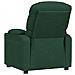 Poltrona Elettrica Reclinabile Verde Scuro in Tessuto - Foto miniatura 6