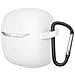 Custodia Protettiva In Silicone Compatibile Con Jbl Tune Flex 2 - Cover Anti-caduta Per Auricolari White - Foto miniatura 1