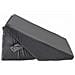Cuscino a Wedge Grigio 55 x 55 x 26 cm Schiuma Memory - Foto miniatura 5