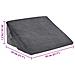 Cuscino a Wedge Grigio 55 x 55 x 26 cm Schiuma Memory - Foto miniatura 9