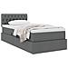 Letto con contenitore e materasso Grigio scuro 90 x 190 cm - Foto miniatura 3