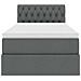 Letto con contenitore e materasso Grigio scuro 90 x 190 cm - Foto miniatura 7