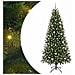 Albero di Natale artificiale con 300 LED Verde 240 cm PE e PVC - Foto miniatura 1