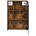 Mobiletto per specchio da bagno Rovere fumé 40 x 10,5 x 60,5 cm - Foto miniatura 6