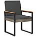 Set Mobili da Esterno 3 pcs Grigio e Grigio Scuro polyrattan - Foto miniatura 4