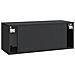 Mobile Porta TV da Muro Nero 78,5 x 31 x 30 cm - Foto miniatura 6