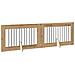 Cancello per cani pieghevole con supporti 2 pcs 200,5 cm - Foto miniatura 3