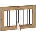 Cancello per cani pieghevole con supporti 2 pcs 200,5 cm - Foto miniatura 4