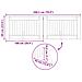 Cancello per cani pieghevole con supporti 2 pcs 200,5 cm - Foto miniatura 9