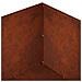 Vaso da giardino 2 pz Ruggine 100 x 100 x 40 cm Acciaio Corten - Foto miniatura 7