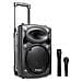 Cassa amplificata attiva 500 Watt 10'' Trolley, ricaricabile, Bluetooth, radio, microfono Wireless, microfono con filo - Foto miniatura 1