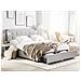 Letto La Rochelle Con Box Grigio Chiaro 160x200cm - Foto miniatura 3