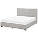 Letto La Rochelle Con Box Grigio Chiaro 160x200cm - Foto miniatura 1