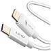 Cavo Usb-c A Lightning Fast Charge 3a Carica Sincronizzazione 1,2m Linq Bianco - Foto miniatura 5