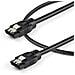 0.3 M Round Sata Cable - 6gbs Sata Cord - Latching Connectors - Foto miniatura 3