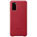 Custodia Leather Cover Ef-vg980lregeu Per Galaxy S20 Sm-g980 Rosso - Foto miniatura 5