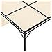 Gazebo Da Giardino Con Tenda Laterale 3x3x2,25m Crema - Foto miniatura 7