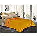 Trapuntino Copriletto Bicolor Double Face - Matrimoniale 250x280 Cm Giallo / oro - Foto miniatura 2