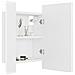 Specchio da Bagno con LED Bianco 40x12x45 cm in Acrilico - Foto miniatura 3