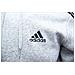 Felpa Essentials In Fleece Con Cappuccio E 3 Strisce M Gk9084 - Foto miniatura 10